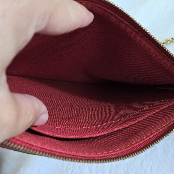 Louis Vuitton Pallas Clutch In Monogram Cerise❤️ - Picture 9 of 16